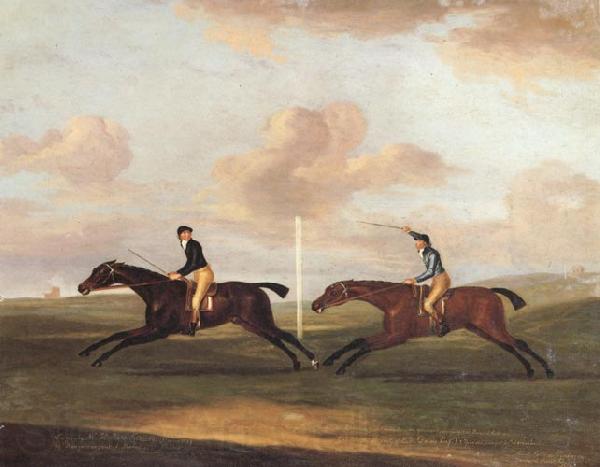 Francis Sartorius The Race For The King's Plate at Newmarket,6th May 1797,Won By 'Tottenridge' Norge oil painting art